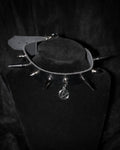 Pentacle Faux Leather Choker